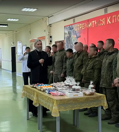 Забайкальские союзницы поздравили бойцов со Светлой Пасхой