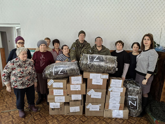 Совет женщин Измалковского округа принял участие в отправке гумпомощи бойцам СВО