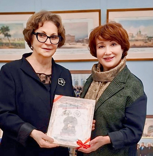 Наталья Носова рассказала Президенту СЖР о культурных проектах самарских союзниц