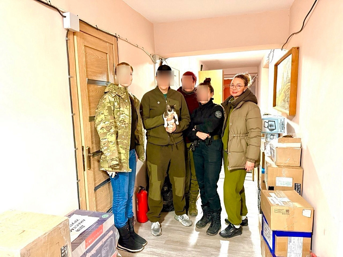 Тюменская союзница побывала с гуманитарной миссей в Донбассе