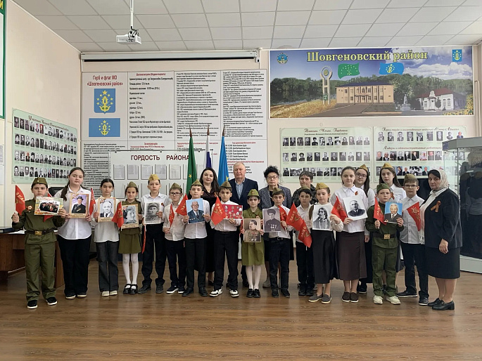 В Шовгеновском районе состоялась поэтическая акция «Муза Победе»