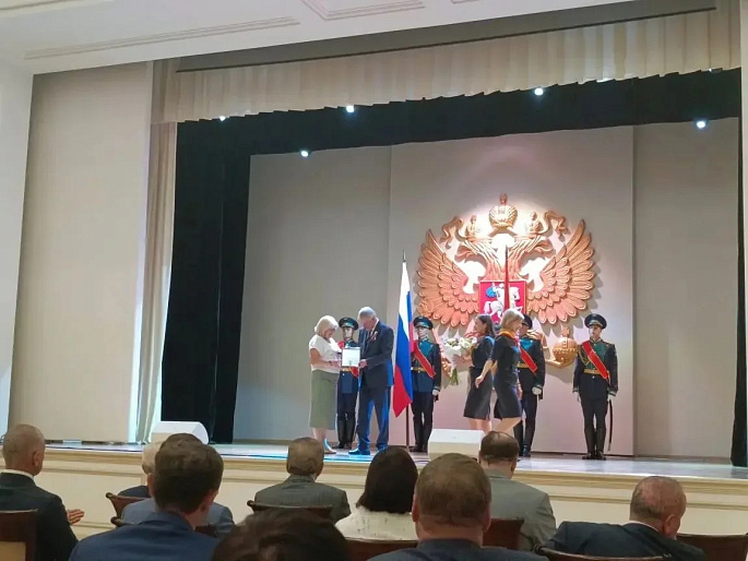 Председатель женсовета Бутурлиновского района удостоена высокой награды