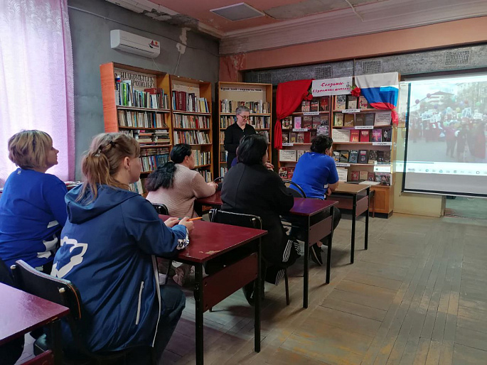 В Степновском округе при участии женсовета прошла акция «Славянский диктант»