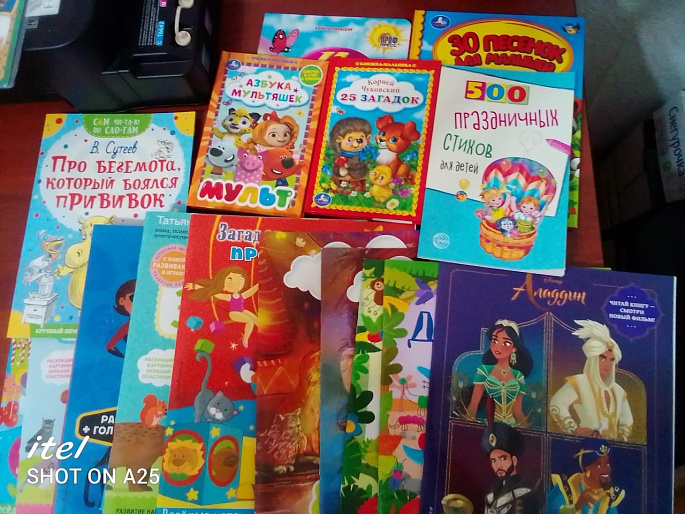 Районным отделением СЖР собраны книги для детей Донбасса