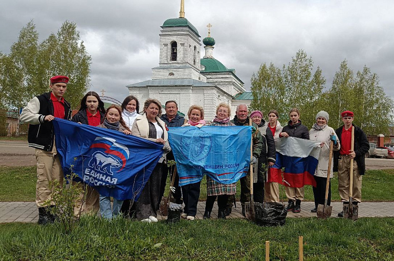 Акция "Сад памяти" прошла в селе Грахово