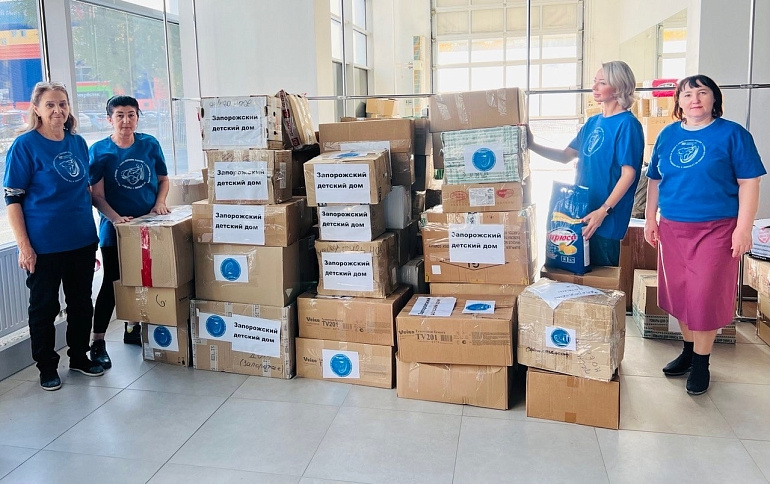 Женсоветы Тюменской области отправили гумпомощь в ЛНР