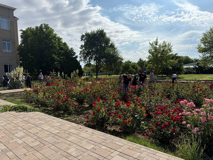 Жители Степновского района привели в порядок общественные территории