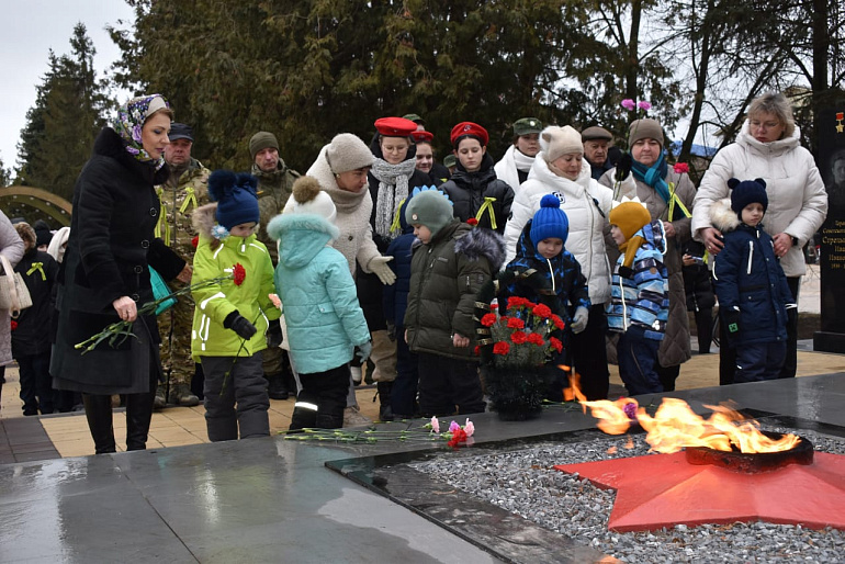 В Добром почтили память жертв блокады Ленинграда
