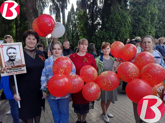 В Воловском округе отметили 80-ю годовщину Победы