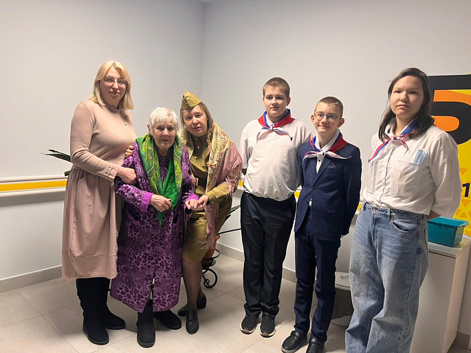 Колымские союзницы навестили жительницу блокадного Ленинграда