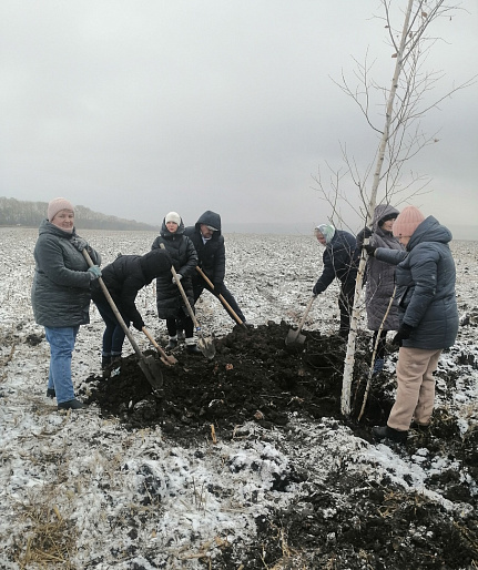 Женсовет Ромодановского района принял участие в акции "Сажаем лес вместе"