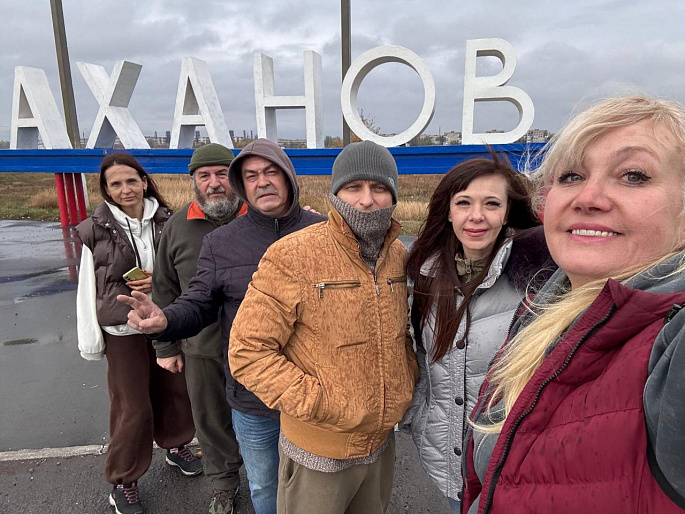 Председатель Горячеводского женсовета побывала с гуманитарной миссией в госпиталях ЛНР