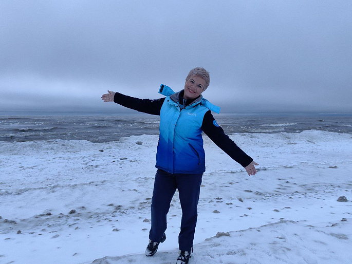 Председатель Ямало-Ненецкого РО СЖР побывала на краю света