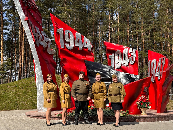 В Идрице отметили День Знамени Победы