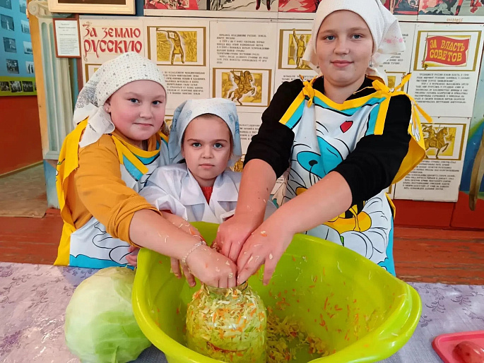 «Ах, капустка, объеденье!» Мастер-класс для маленьких кулинаров из села Яблоново