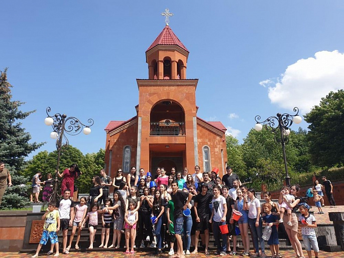 Праздник Вардавар отметили в г. Пятигорске