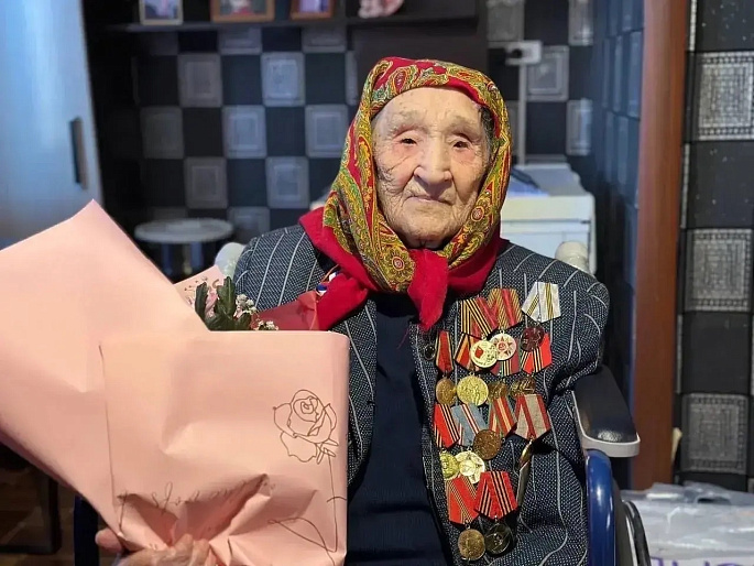Женские лица Победы: В Башкирии ветеран войны Райфа Насырова отметила 104-летие