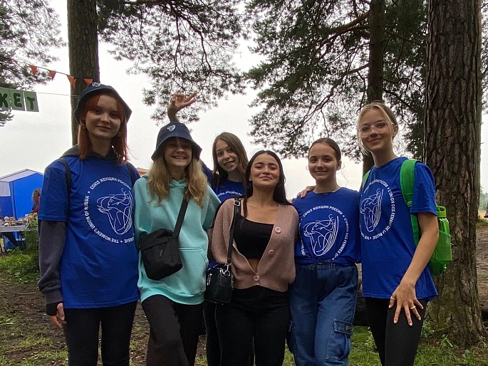Молодежь Тверского РО СЖР на фестивале "Чистый берег"