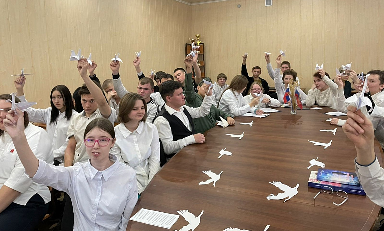 Белые журавли – символ вечной памяти и благодарности