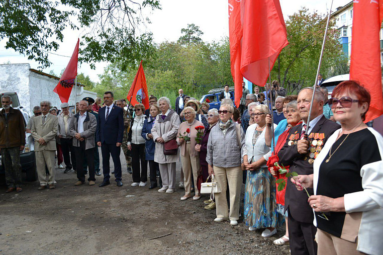 В Чите состоялось торжественное открытие улицы имени прославленной землячки Марии Гетало