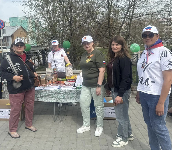СВОих не бросаем: мероприятие к 9 Мая прошли в Гурьевске