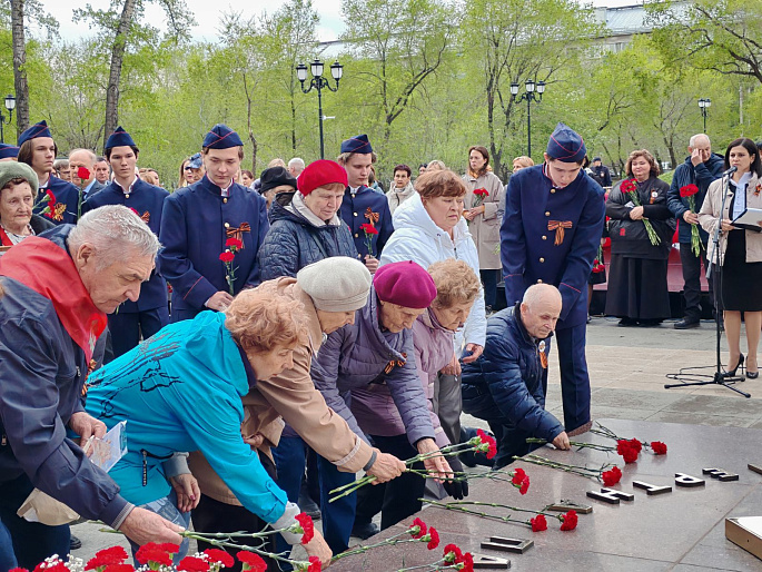 Женсовет Абакана по традиции участвует в Вахте памяти