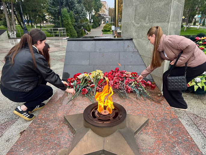 В Курском округе Ставрополья для школьников провели экскурсию по "Огненному рубежу"