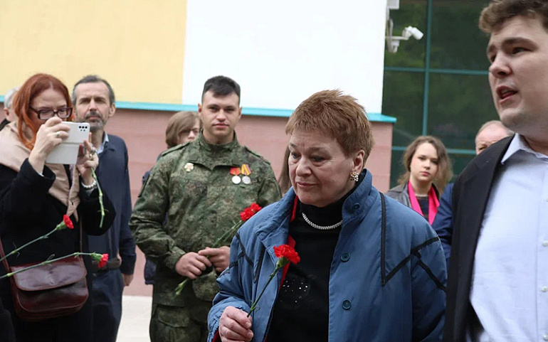 День Победы в бывшей специальной артиллерийской школе