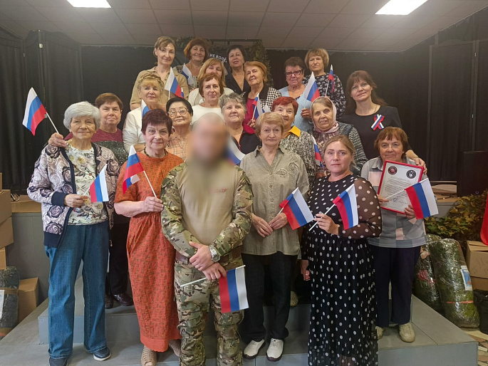Благодарность Заокскому женсовету за помощь участникам СВО