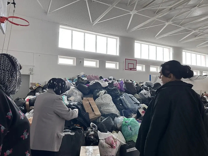 Союз женщин Дагестана оказал помощь пострадавшим от паводков жителям Хасавюртовского района